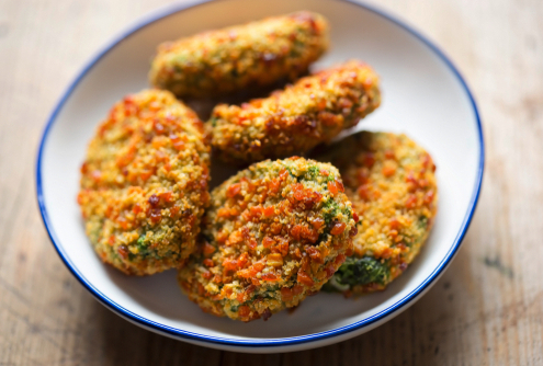 Tuesday's Treat Spinach, Carrot, and Zucchini Bites