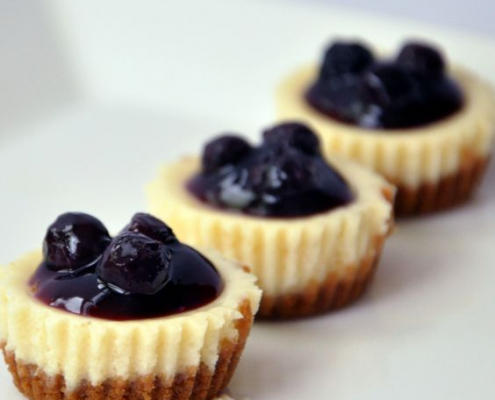 Tuesday’s Treat Mini Blueberry Cheesecake Bites 