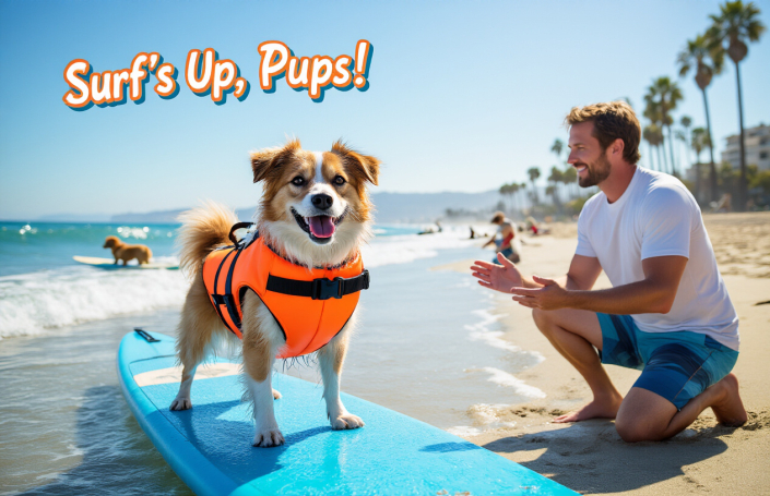 Surf’s Up, Pups! Safety Guide to Dog Surf Classes on San Diego Beaches
