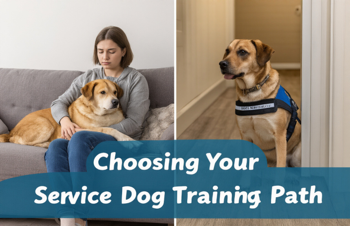 Choosing the Right Service Dog Training Path: Emotional Support vs Full Task Work
