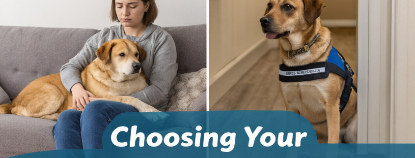Choosing the Right Service Dog Training Path: Emotional Support vs Full Task Work