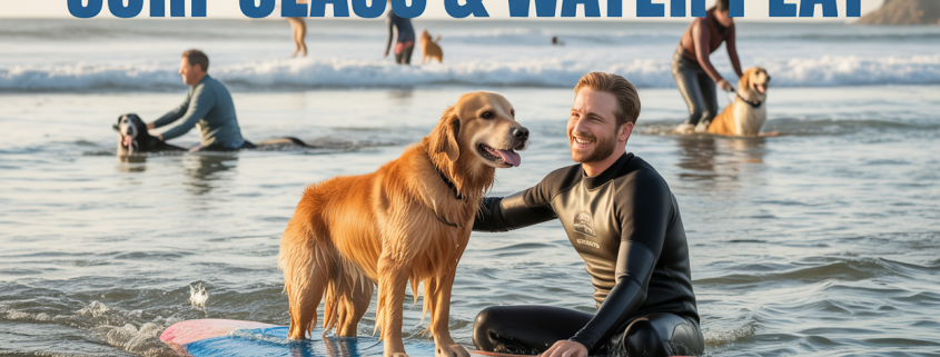 Surf Class & Water Play: Unique Ways to Exercise and Socialize Your Dog