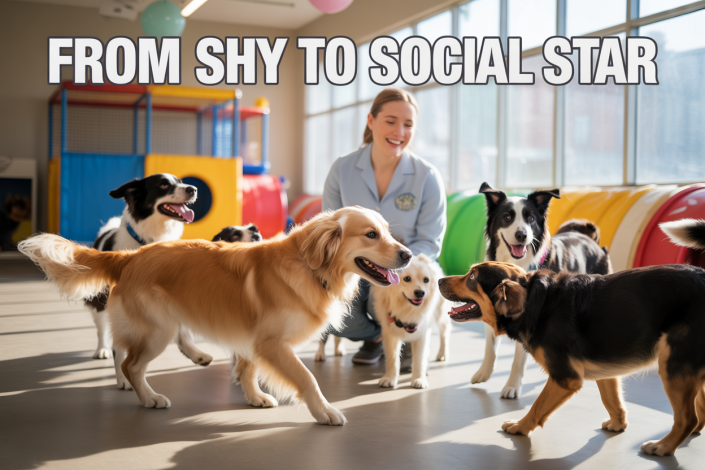 Daycare Confidence Boost, Turning Shy Dogs Into Social Stars